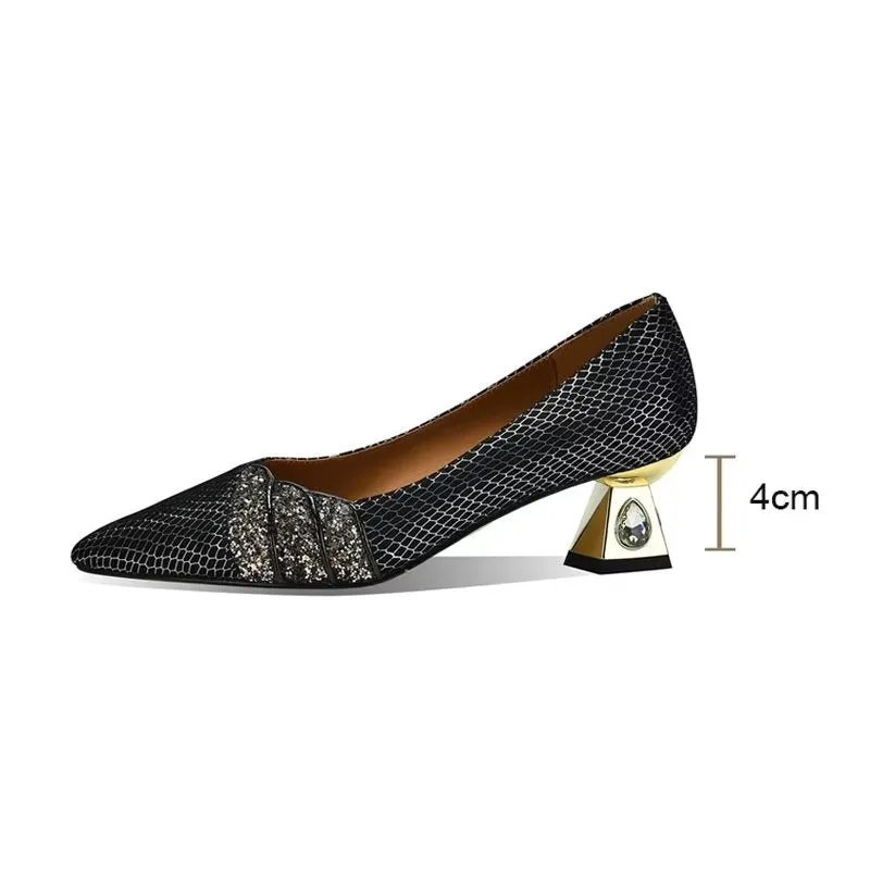 Serpatura Luxalon Slip Heels