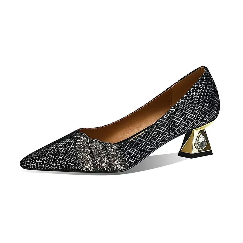 Serpatura Luxalon Slip Heels