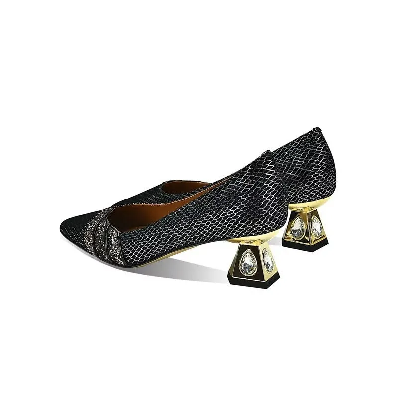 Serpatura Luxalon Slip Heels