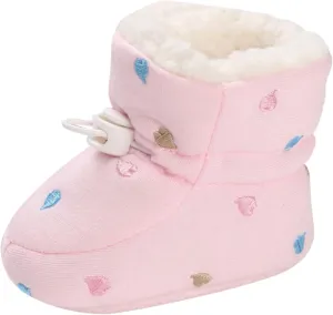 Shoes for Baby Girl Baby Shoes Fleece Warm Short Boots Shoes Fashion Printing Non Slip Breathable Nude Boots Size 3 Baby Girl Boots