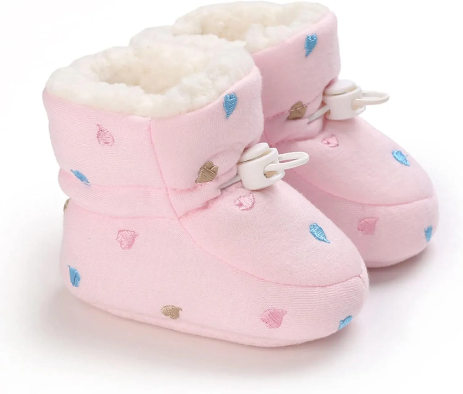 Shoes for Baby Girl Baby Shoes Fleece Warm Short Boots Shoes Fashion Printing Non Slip Breathable Nude Boots Size 3 Baby Girl Boots