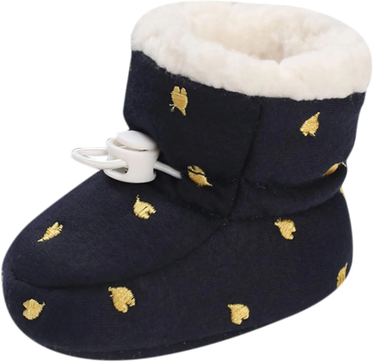 Shoes for Baby Girl Baby Shoes Fleece Warm Short Boots Shoes Fashion Printing Non Slip Breathable Nude Boots Size 3 Baby Girl Boots