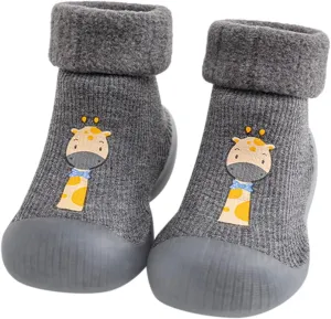 Shoes for Kids,Shoes for Kids Sock Shoes Anti-Slip Fuzzy Slipper Breathable Home Boy Shoes 0-4 Years