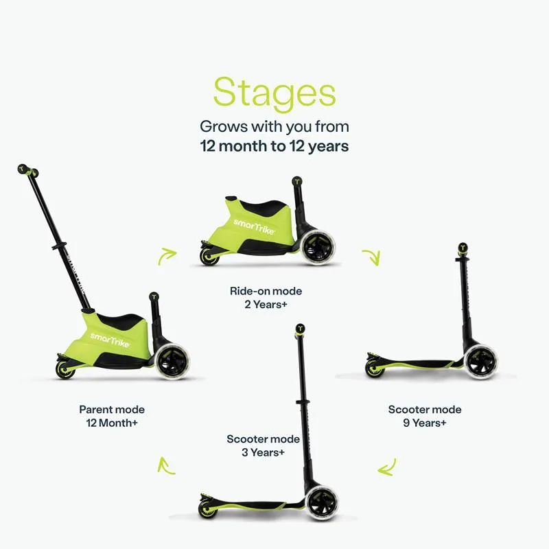 smarTrike Xtend Ride-on Scooter (Lime)