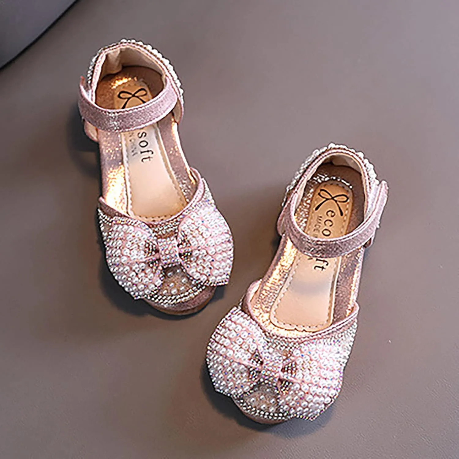 Spring And Summer Children Dance Shoes Girls Dress Performance Princess Shoes Flat Bottom Snow girls booties size