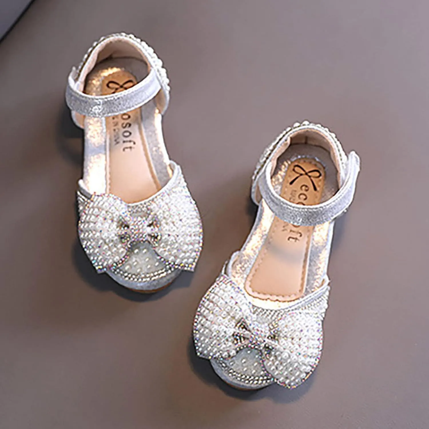 Spring And Summer Children Dance Shoes Girls Dress Performance Princess Shoes Flat Bottom Snow girls booties size