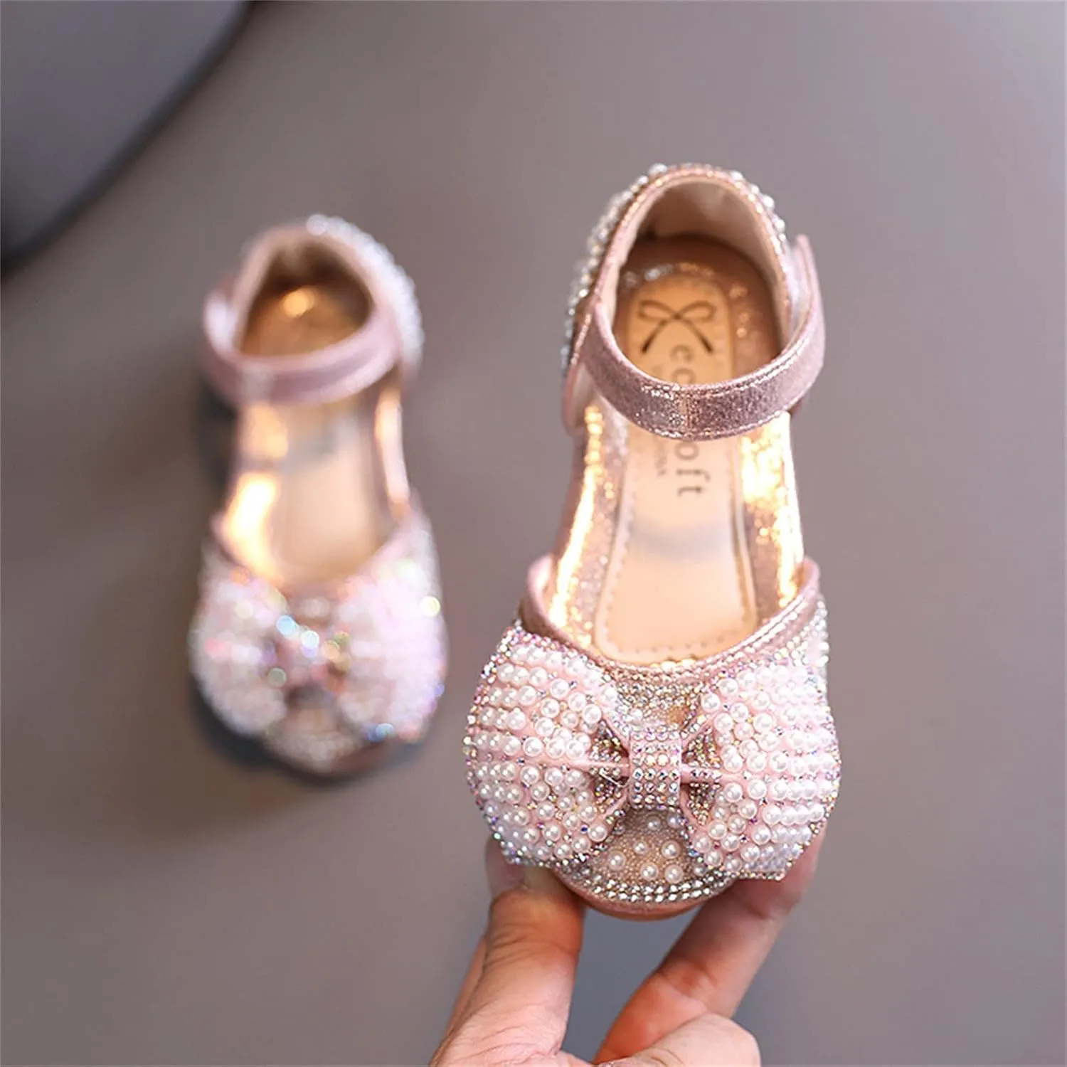 Spring And Summer Children Dance Shoes Girls Dress Performance Princess Shoes Flat Bottom Snow girls booties size