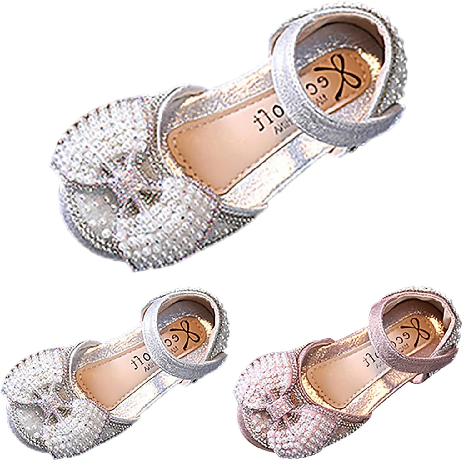 Spring And Summer Children Dance Shoes Girls Dress Performance Princess Shoes Flat Bottom Snow girls booties size