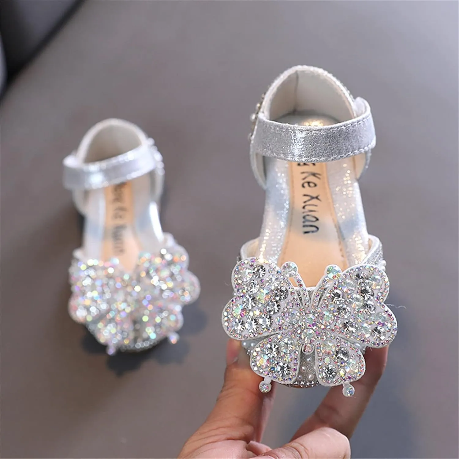 Spring and Summer Children Dance Shoes Girls Dress Performance Princess Shoes Pearl Toddler Girls Booties Size 5