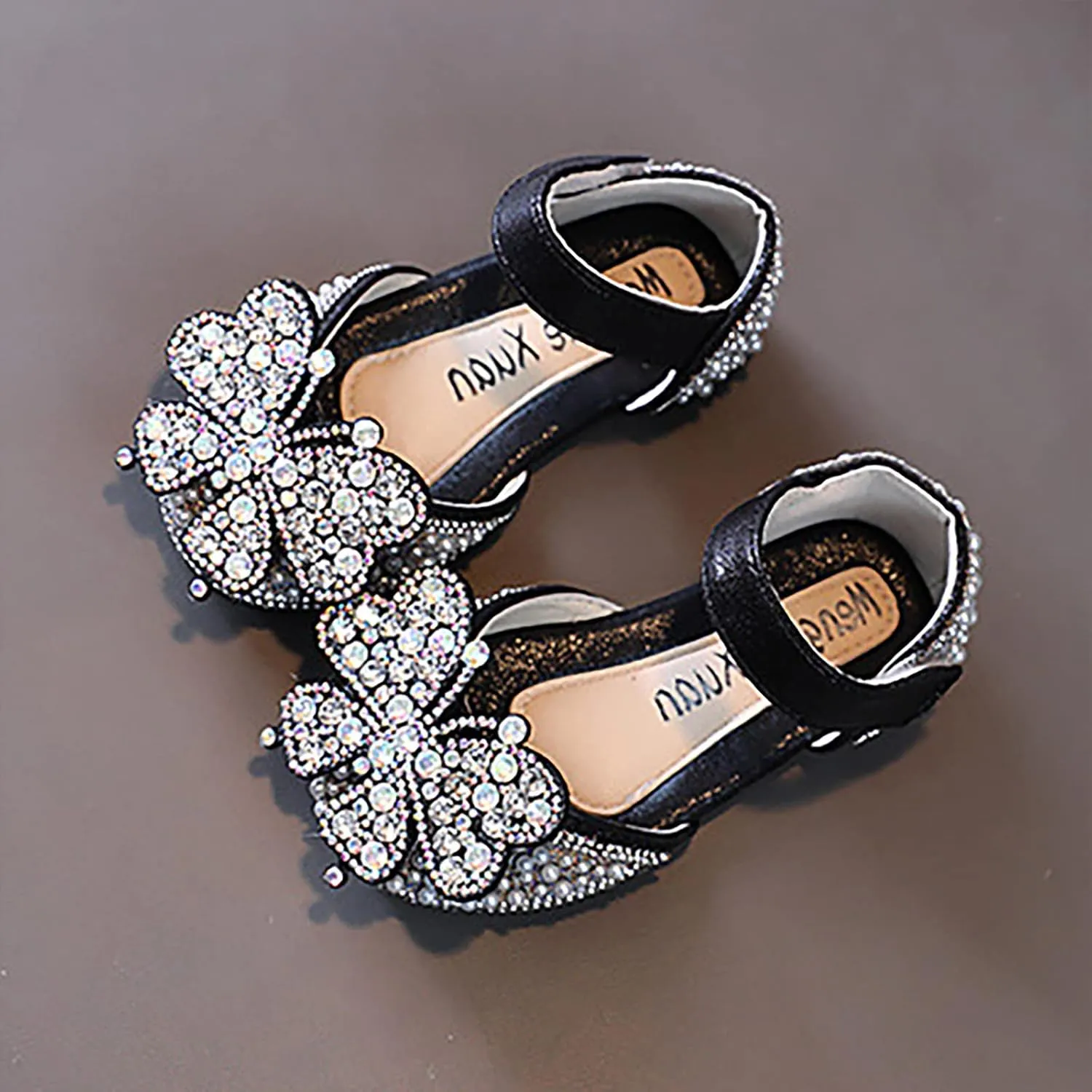 Spring and Summer Children Dance Shoes Girls Dress Performance Princess Shoes Pearl Toddler Girls Booties Size 5