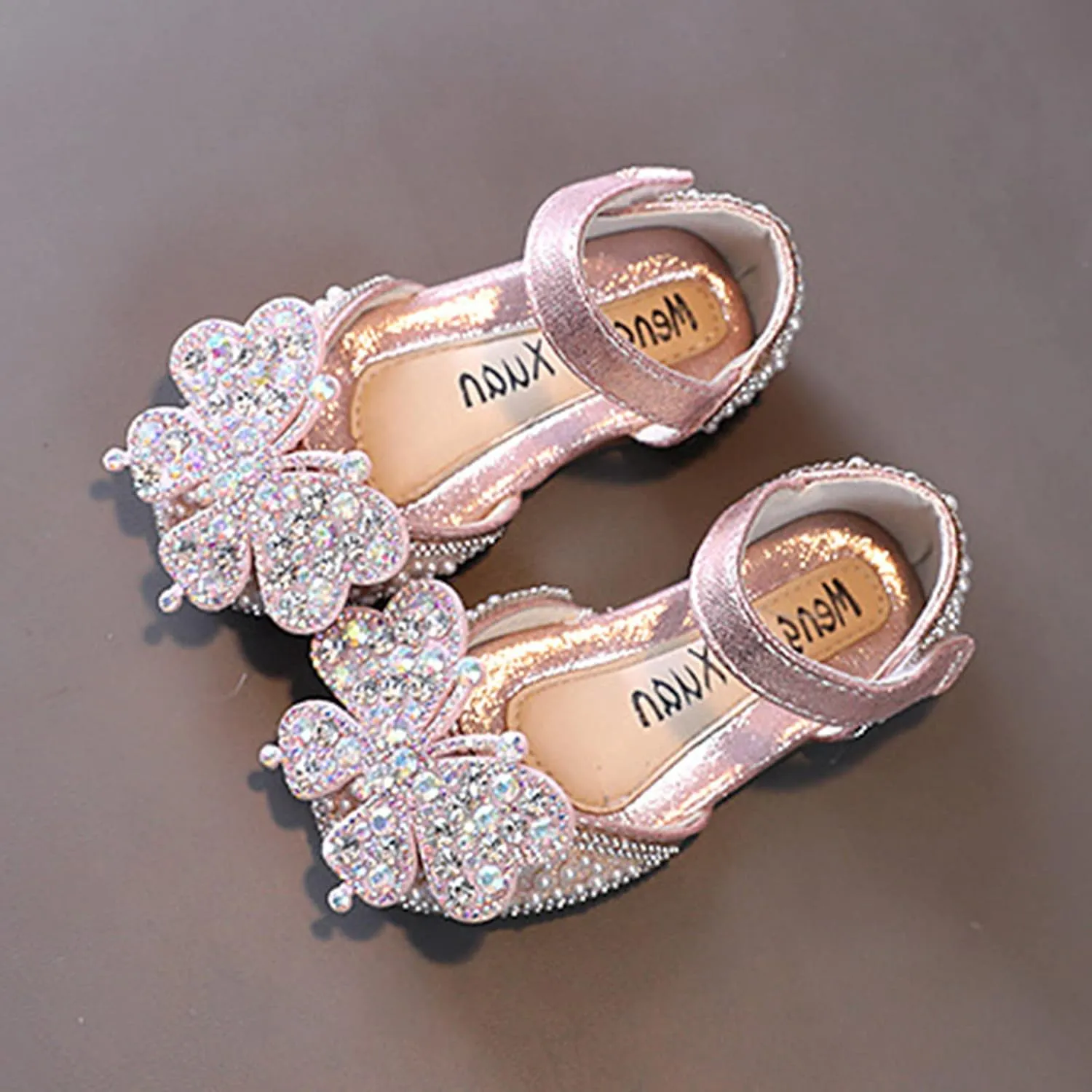 Spring and Summer Children Dance Shoes Girls Dress Performance Princess Shoes Pearl Toddler Girls Booties Size 5