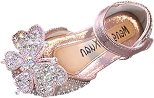 Spring and Summer Children Dance Shoes Girls Dress Performance Princess Shoes Pearl Toddler Girls Booties Size 5