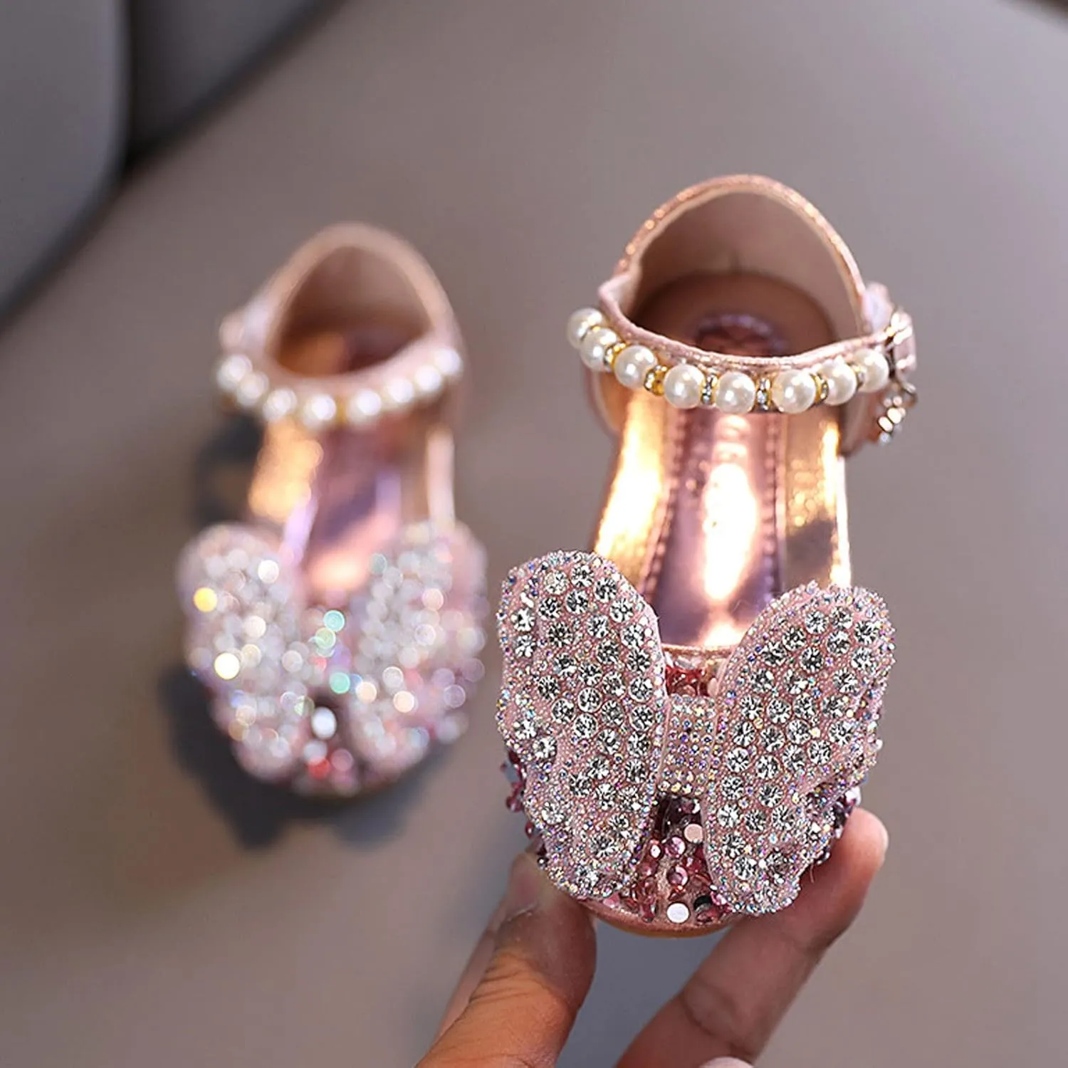 Spring And Summer Children Dance Shoes Girls Dress Performance Princess Shoes Rhinestone girls booties size 3