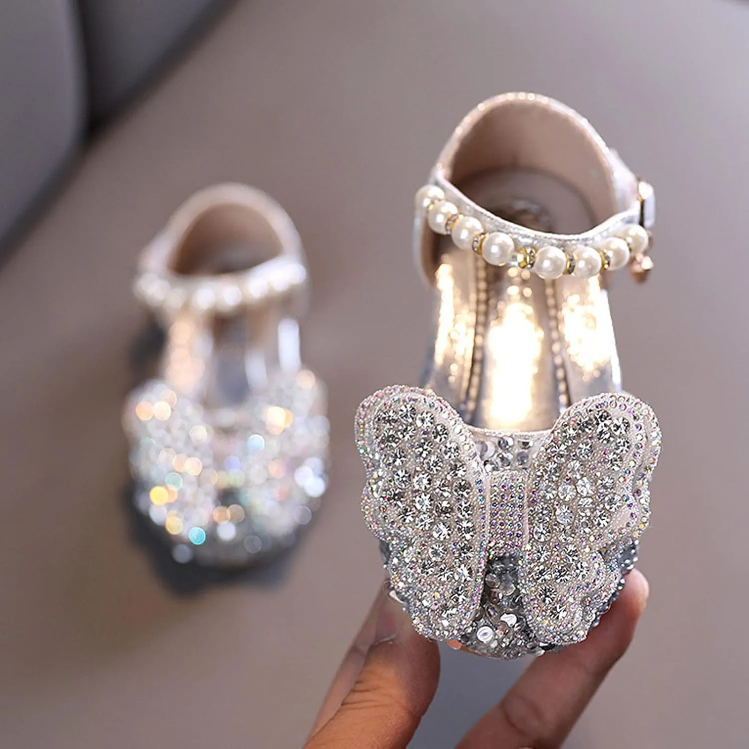 Spring And Summer Children Dance Shoes Girls Dress Performance Princess Shoes Rhinestone girls booties size 3