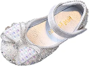Spring and Summer Children Dance Shoes Girls Performance Princess Shoes Rhinestone Pearl Dress