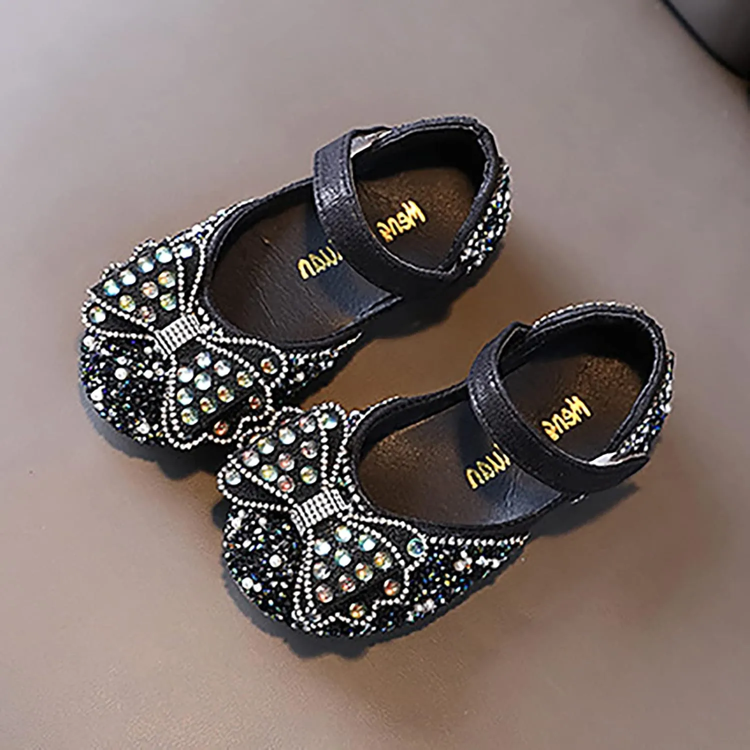 Spring and Summer Children Dance Shoes Girls Performance Princess Shoes Rhinestone Pearl Dress