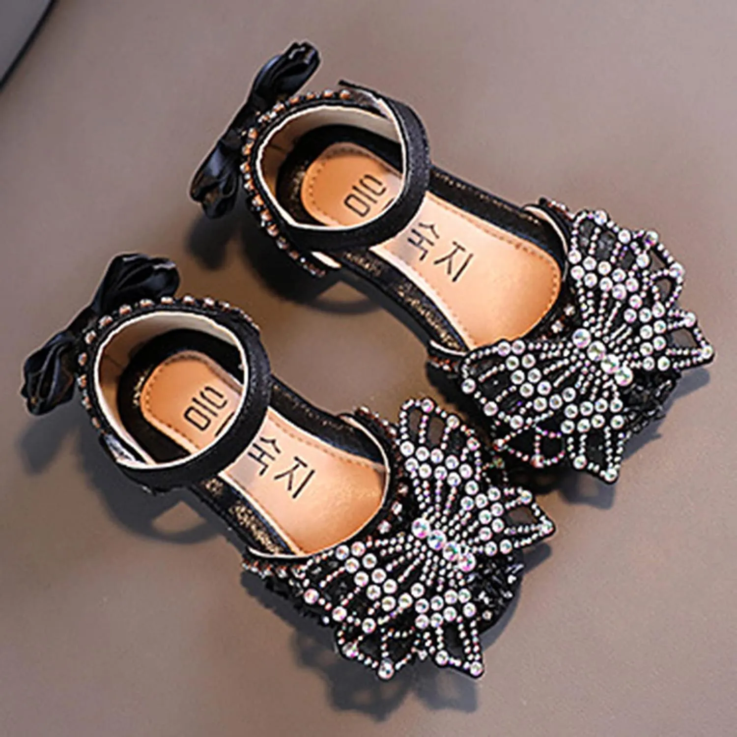 Summer Girls Dance Shoes Princess Dress Performance Shoes Silk Bow Rhinestone Mesh Bow Boots for girls booties 10