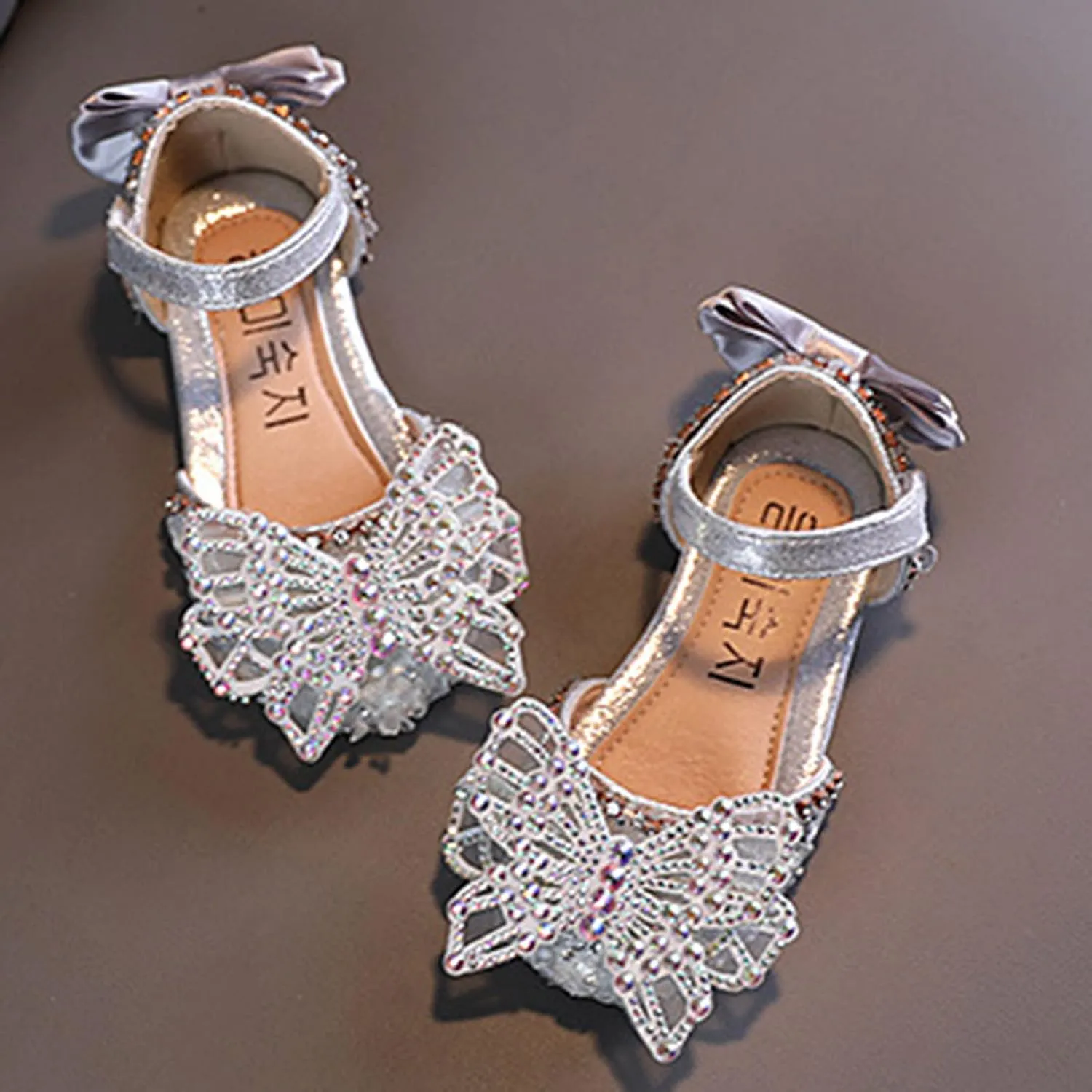 Summer Girls Dance Shoes Princess Dress Performance Shoes Silk Bow Rhinestone Mesh Bow Boots for girls booties 10