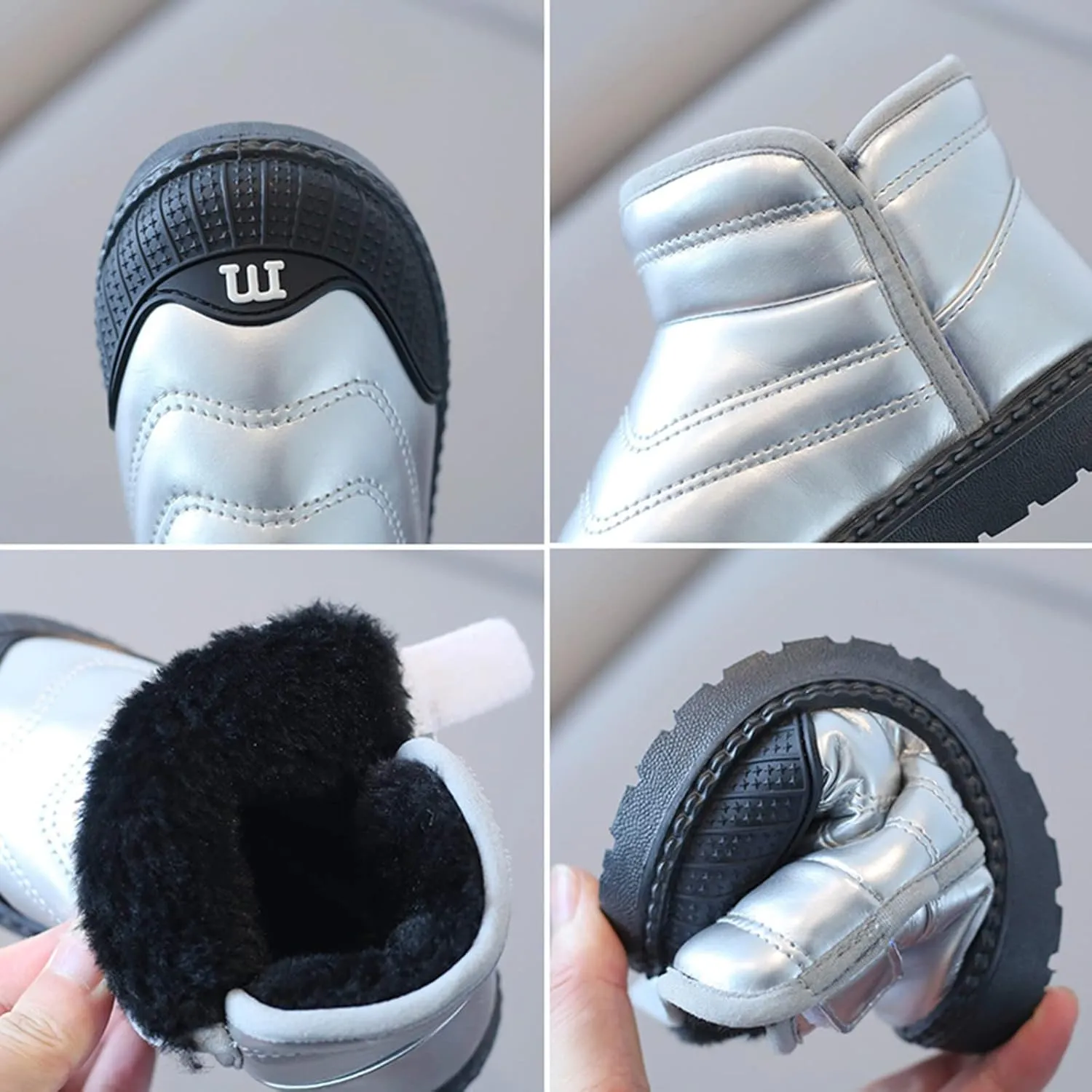 Toddler Boots for Girls Tan Baby Shoes Toddler Boots Fashion Soft Bottom Toddler Shoes Plus Girls Snow Boot Size 13