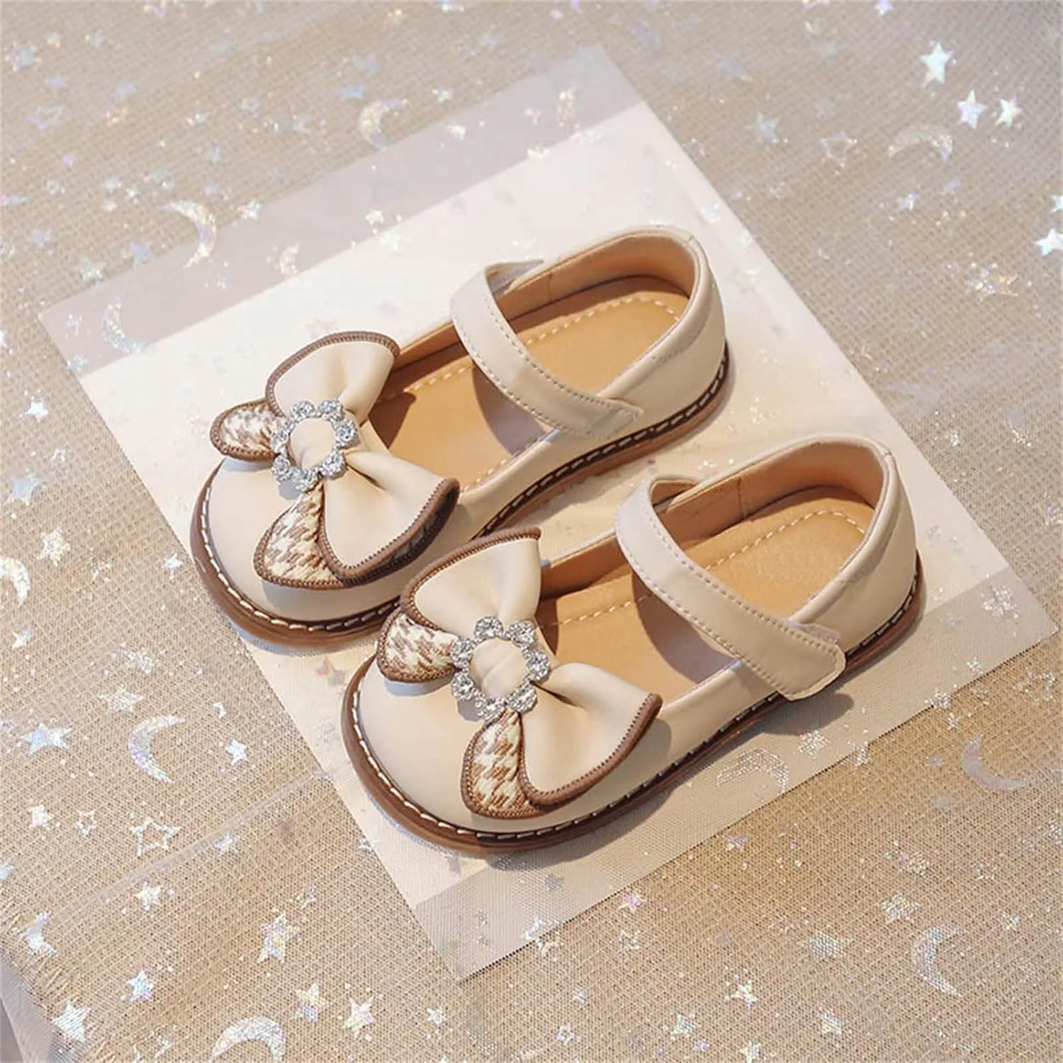 Toddler Flower Girl Bowknot Mary Jane Dress Shoes Cute School niform Platform Kids Elegant Baptism Pary Shoes