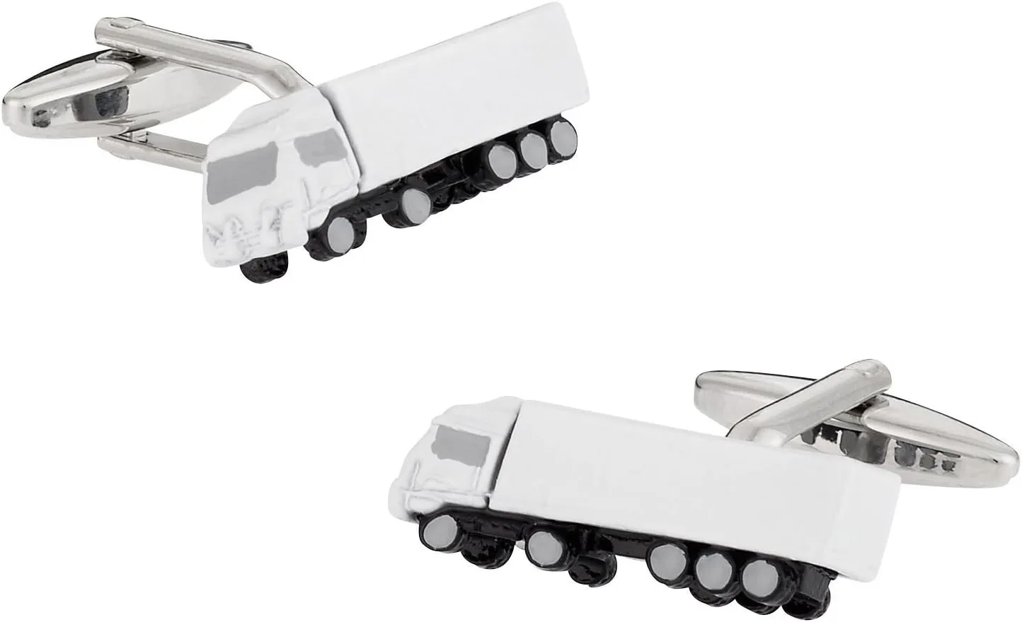 Tractor Trailer 18 Wheeler Cufflinks