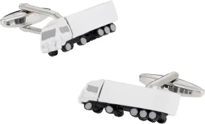 Tractor Trailer 18 Wheeler Cufflinks
