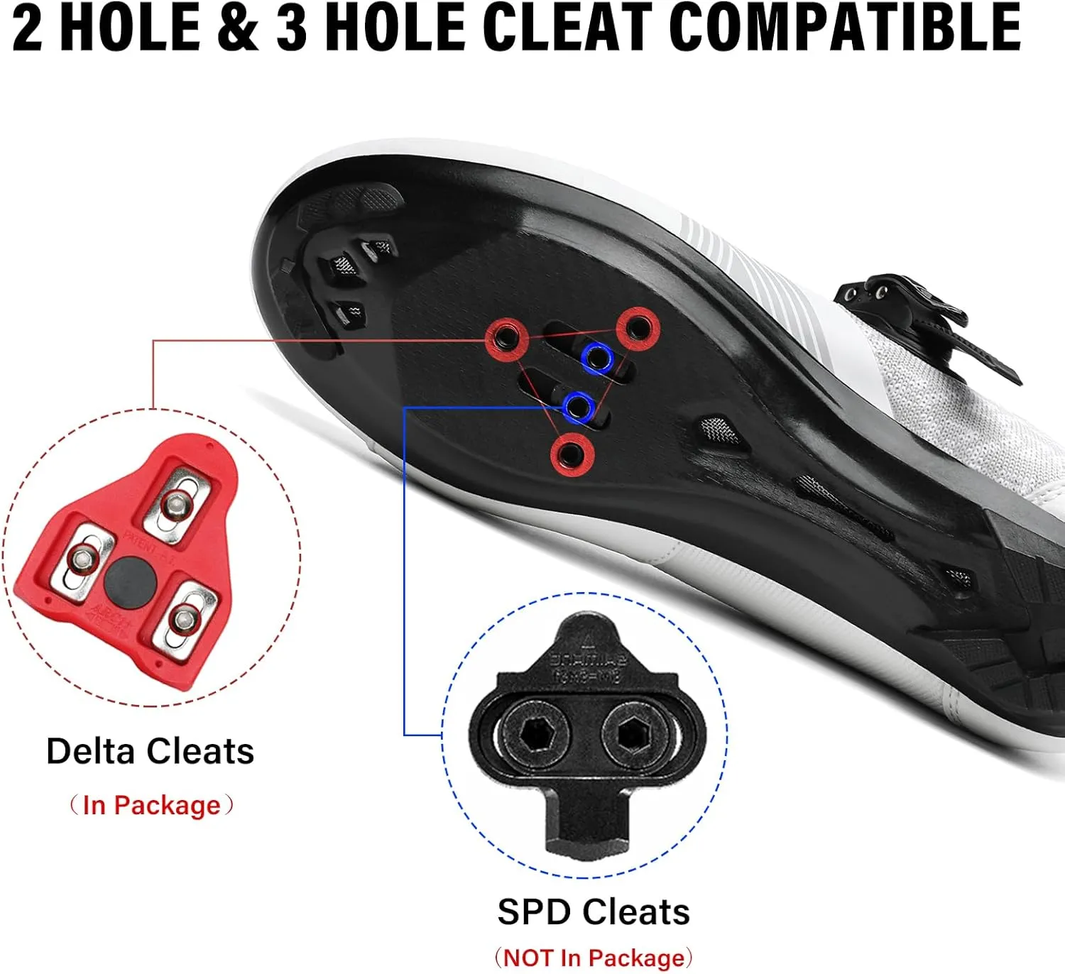 Unisex Cycling Shoes for Men Women Compatible with Peloton Bike Shoes with Delta Cleats for Road Biking Indoor Outdoor Pedal