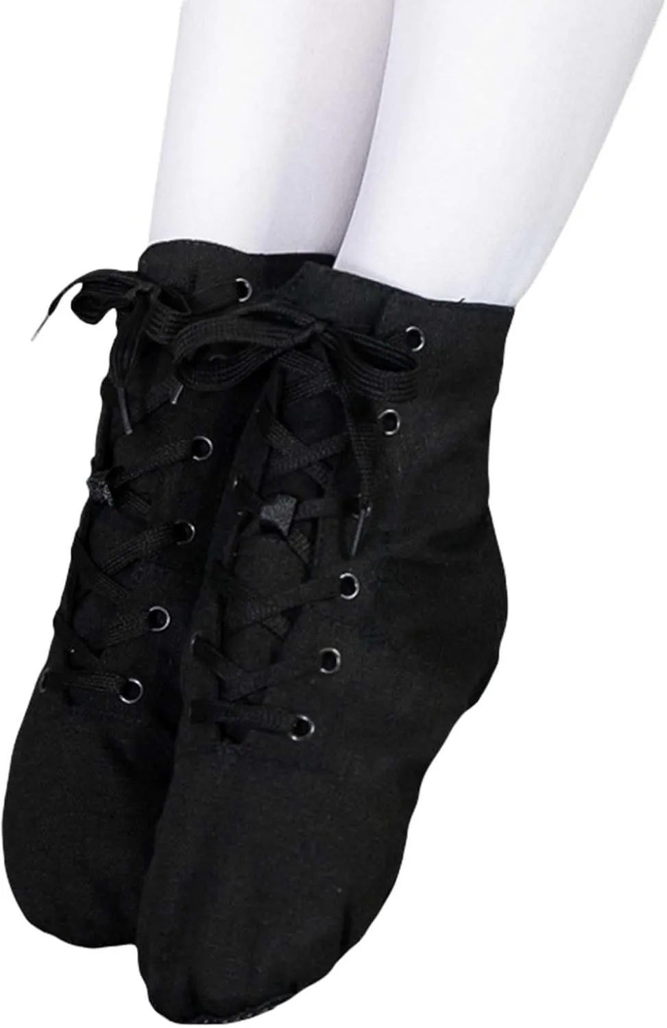 Unisex Kids Canvas Dance Shoes Jazz Shoes for Teens Girls Dance Boots Split Sole Ballroom Dancing Flat