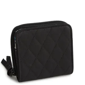 Vera Bradley Small Zip Around Wallet in Moonless Night