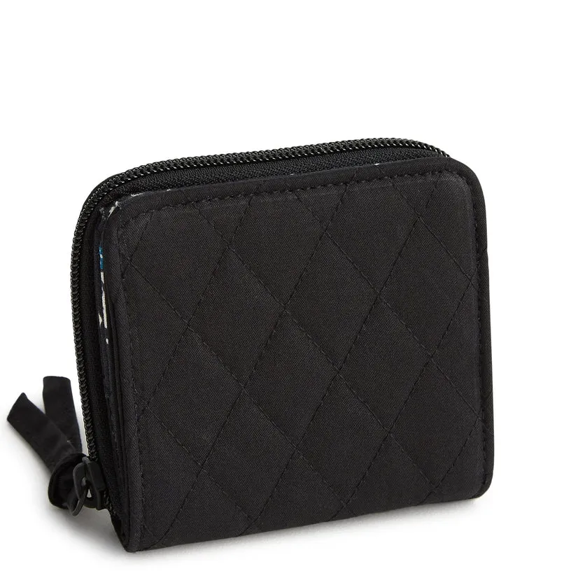Vera Bradley Small Zip Around Wallet in Moonless Night