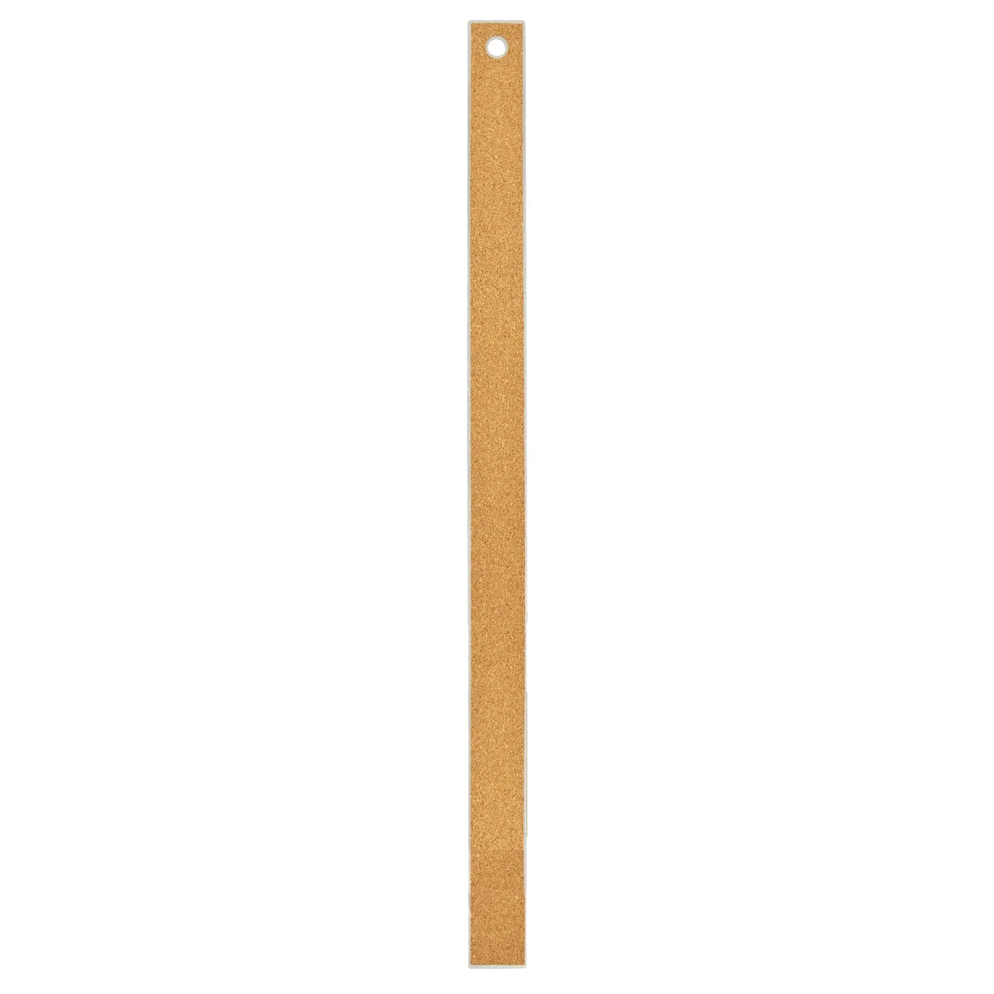 Westcott Non-Slip Stainless Steel Ruler, 18", Silver, Metric, for Office, 0.13 lbs., (1 Each)