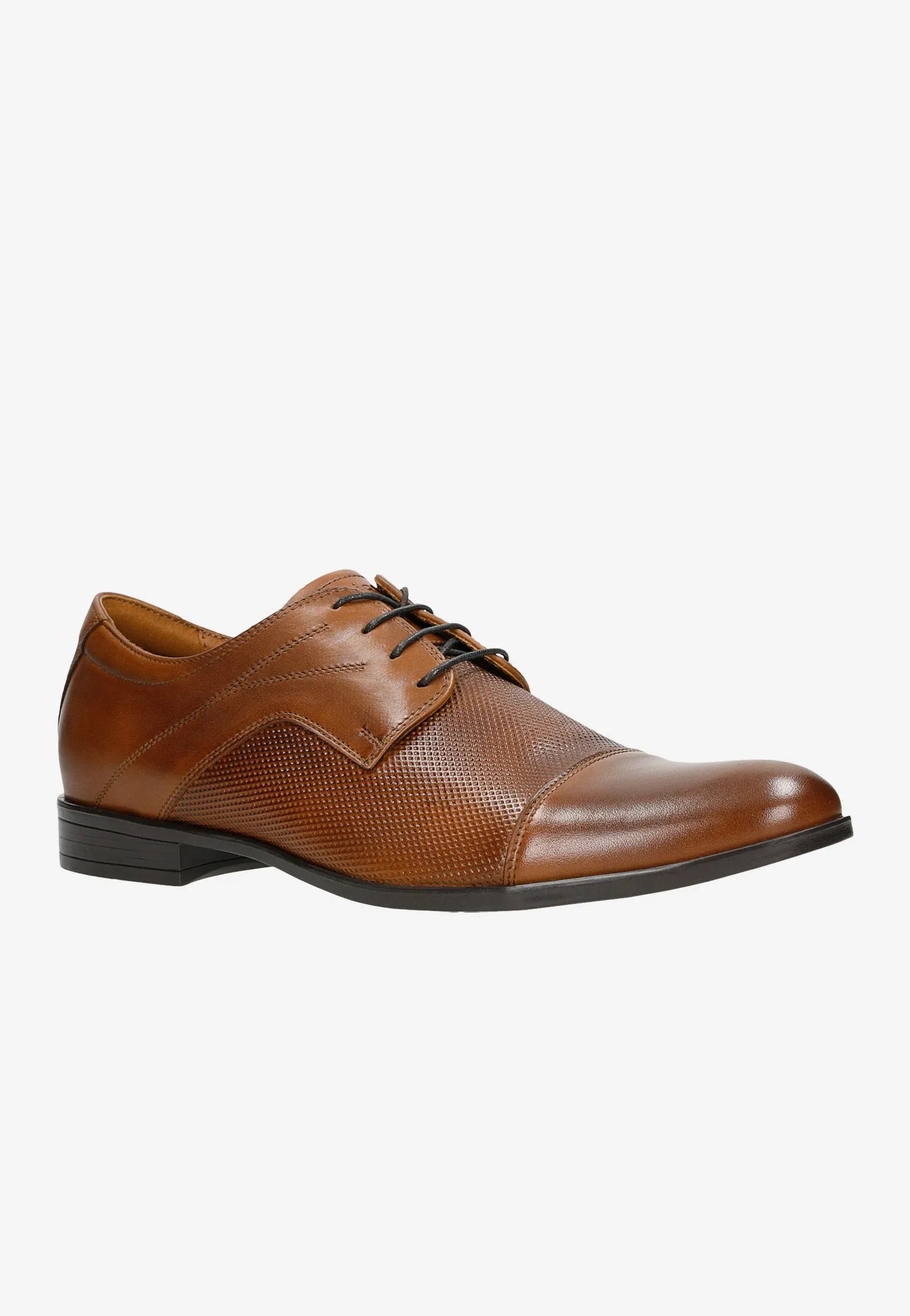 Wojas Brown Embossed Dress Shoes | 1010652