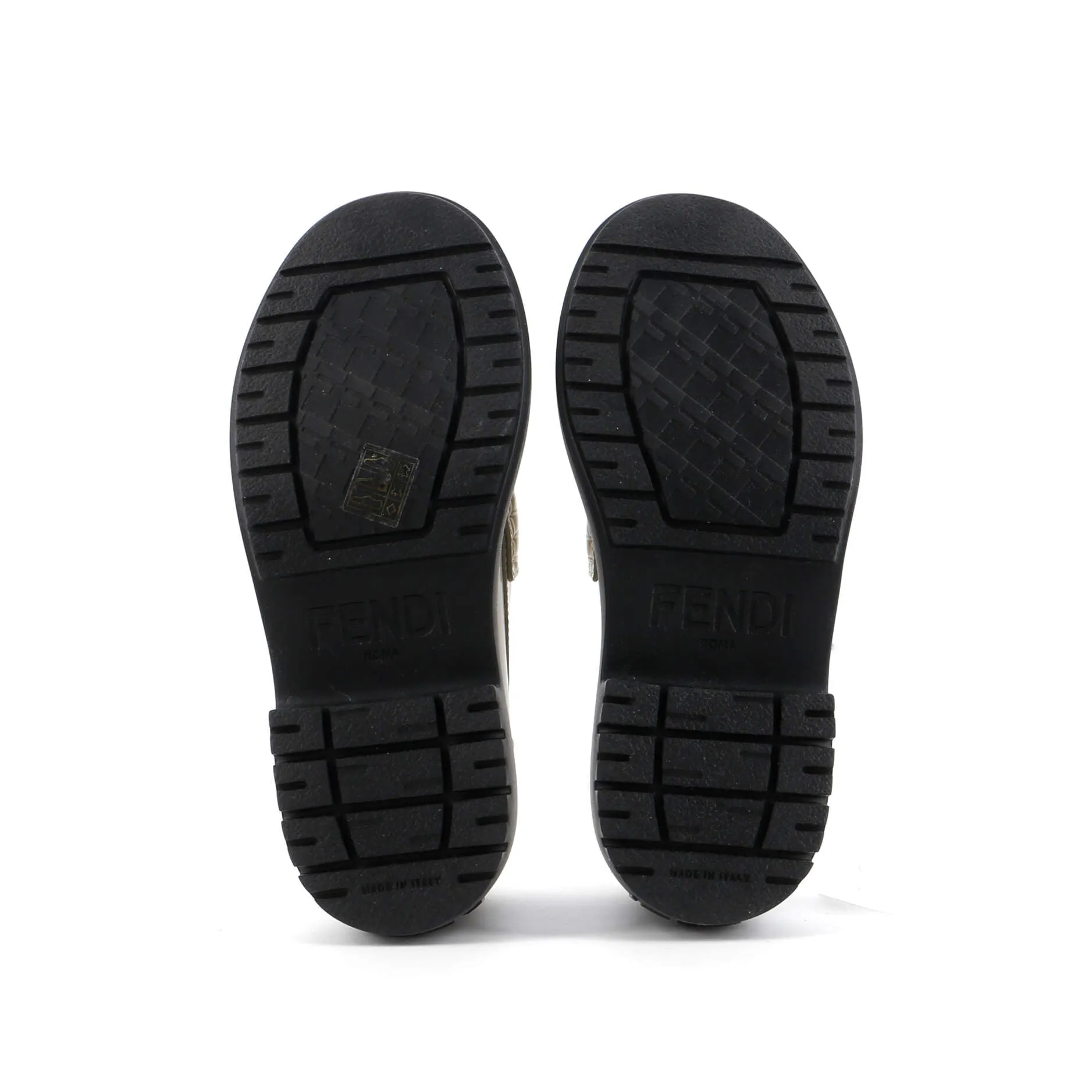 Women's Fendigraphy Lug Sole Loafers Leather