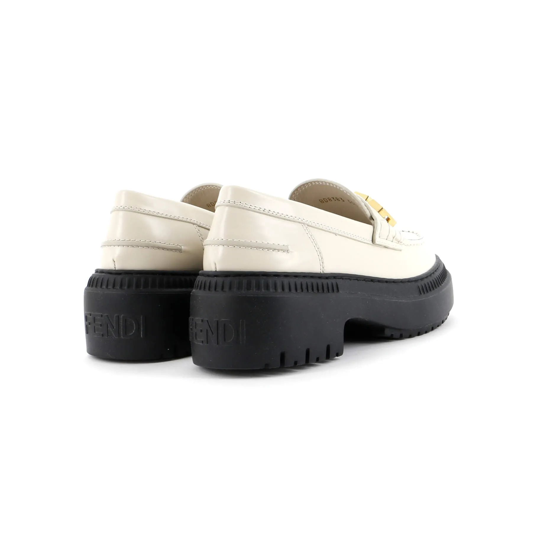 Women's Fendigraphy Lug Sole Loafers Leather