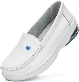 Women's Healthcare Nursing Shoes,Professional Lightweight Nurse Shoes with Soft Non-Slip Sole,Summer Comfortable Nonslip Oil Chef Work Shoes for Women Food Service
