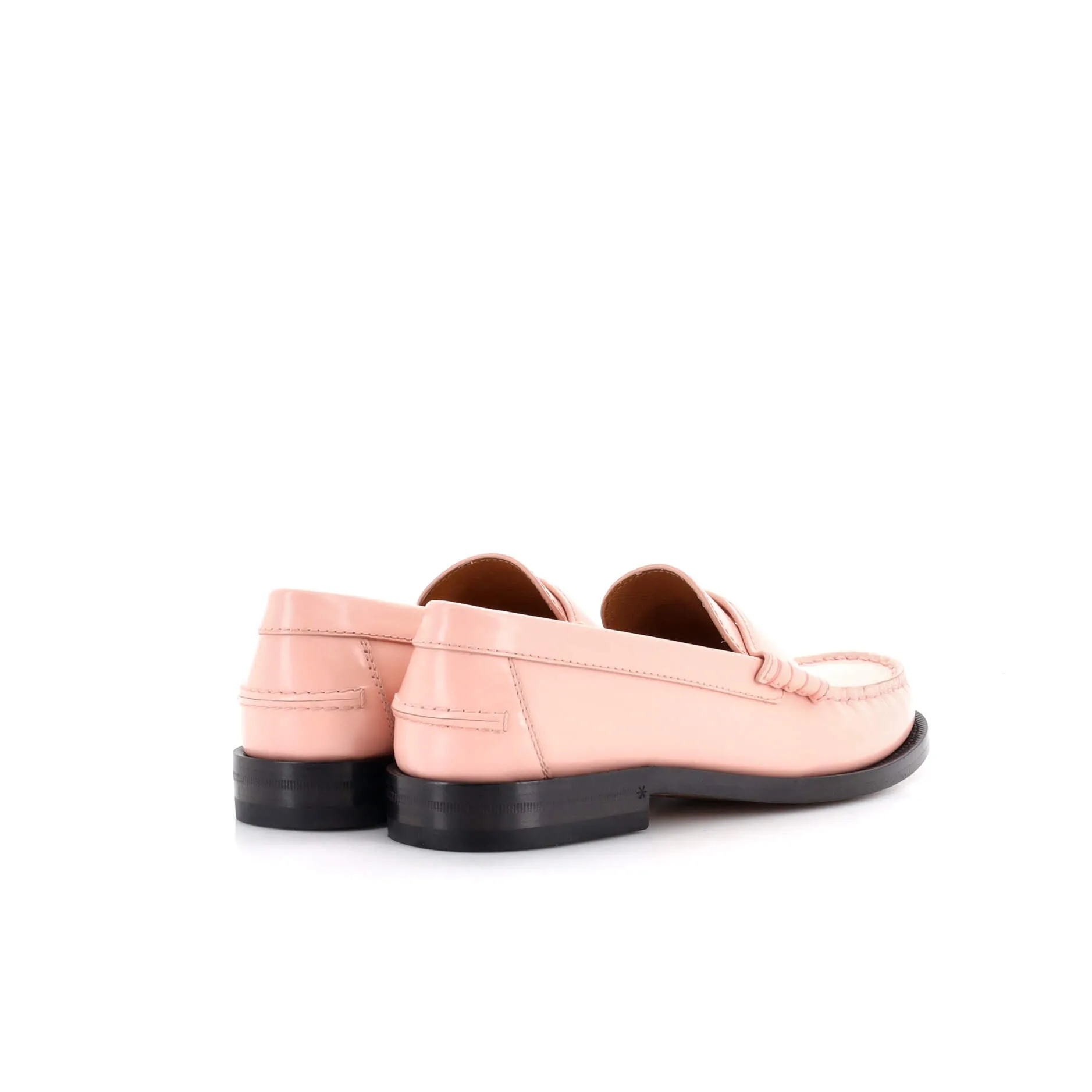 Women's Interlocking G Cutout Loafers Leather