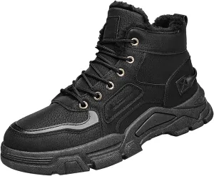 Work Boots for Men Slip On Hiking Sneakers Comfortable Warm Womens Working Shoes Business Casual Outdoor Botas Waterproof Soft Toe Work Hike Grounded Footwear