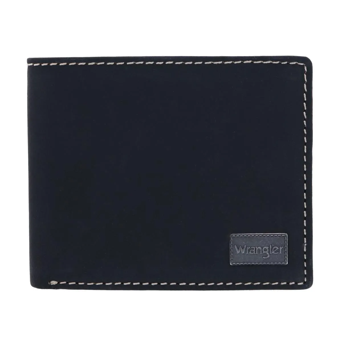 Wrangler Men's Oil Tanned Leather Bifold Wallet