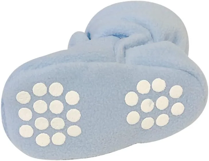 Wrapables Fleece Baby Booties with Anti-Skid Bottoms