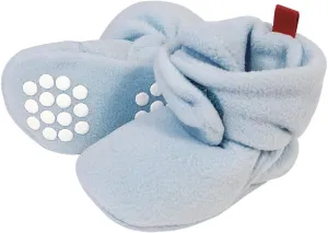 Wrapables Fleece Baby Booties with Anti-Skid Bottoms