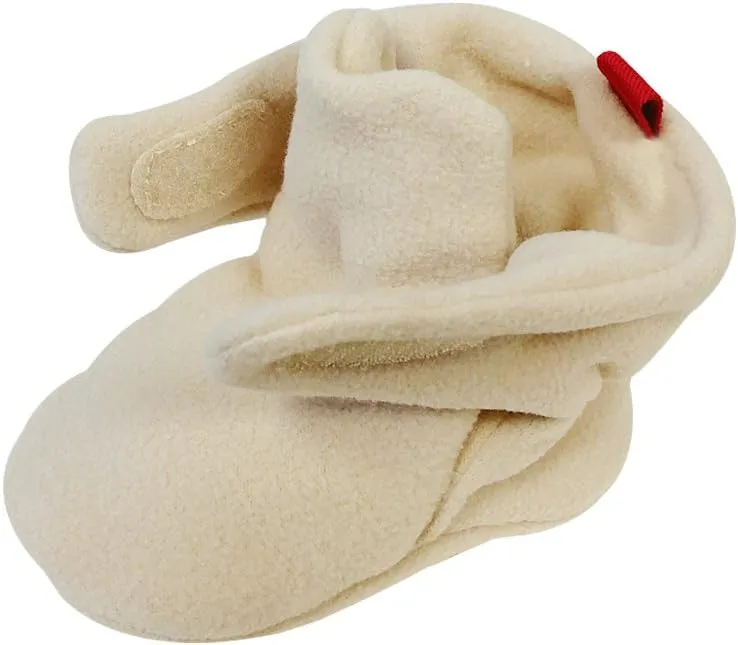 Wrapables Fleece Baby Booties with Anti-Skid Bottoms
