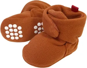 Wrapables Fleece Baby Booties with Anti-Skid Bottoms