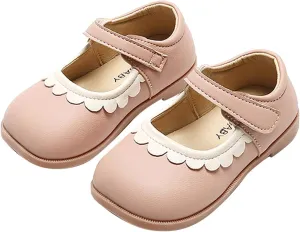Youth Girl Boots Size 5 Summer And Autumn Girls Boots Cute Flat Solid Color Lace Hook Loop Boots for Children Girls