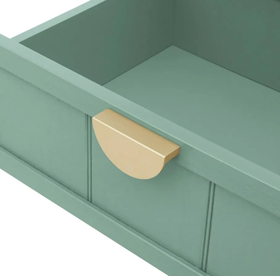 ZUN 2 Drawer Side Table, American Style, End Table, Suitable for Bedroom, Living Room, Study 21439321