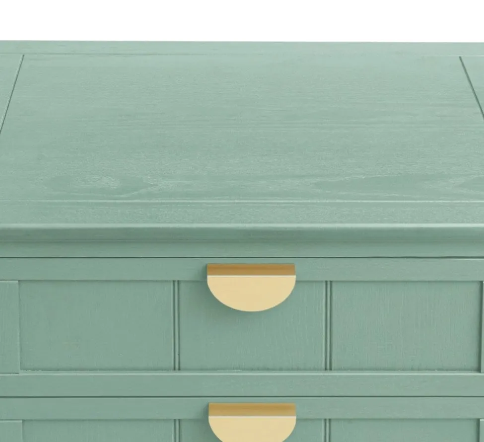ZUN 2 Drawer Side Table, American Style, End Table, Suitable for Bedroom, Living Room, Study 21439321