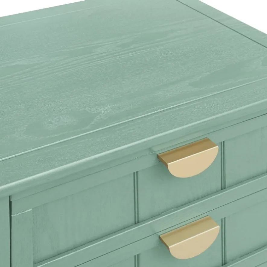 ZUN 2 Drawer Side Table, American Style, End Table, Suitable for Bedroom, Living Room, Study 21439321