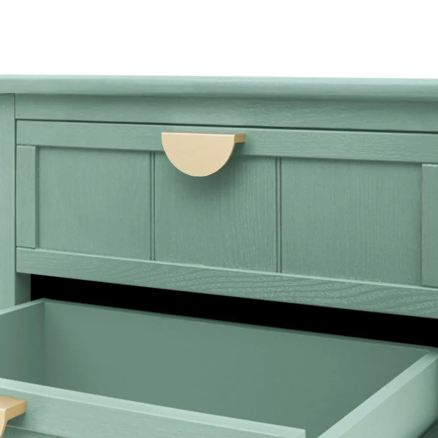 ZUN 2 Drawer Side Table, American Style, End Table, Suitable for Bedroom, Living Room, Study 21439321